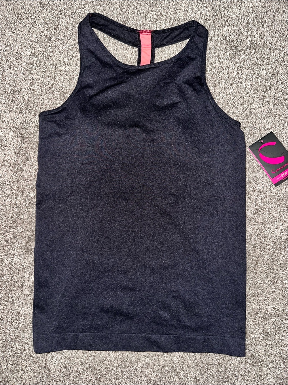 Champion climawear Hot Pink and Black Athletic Top with Logo Tag